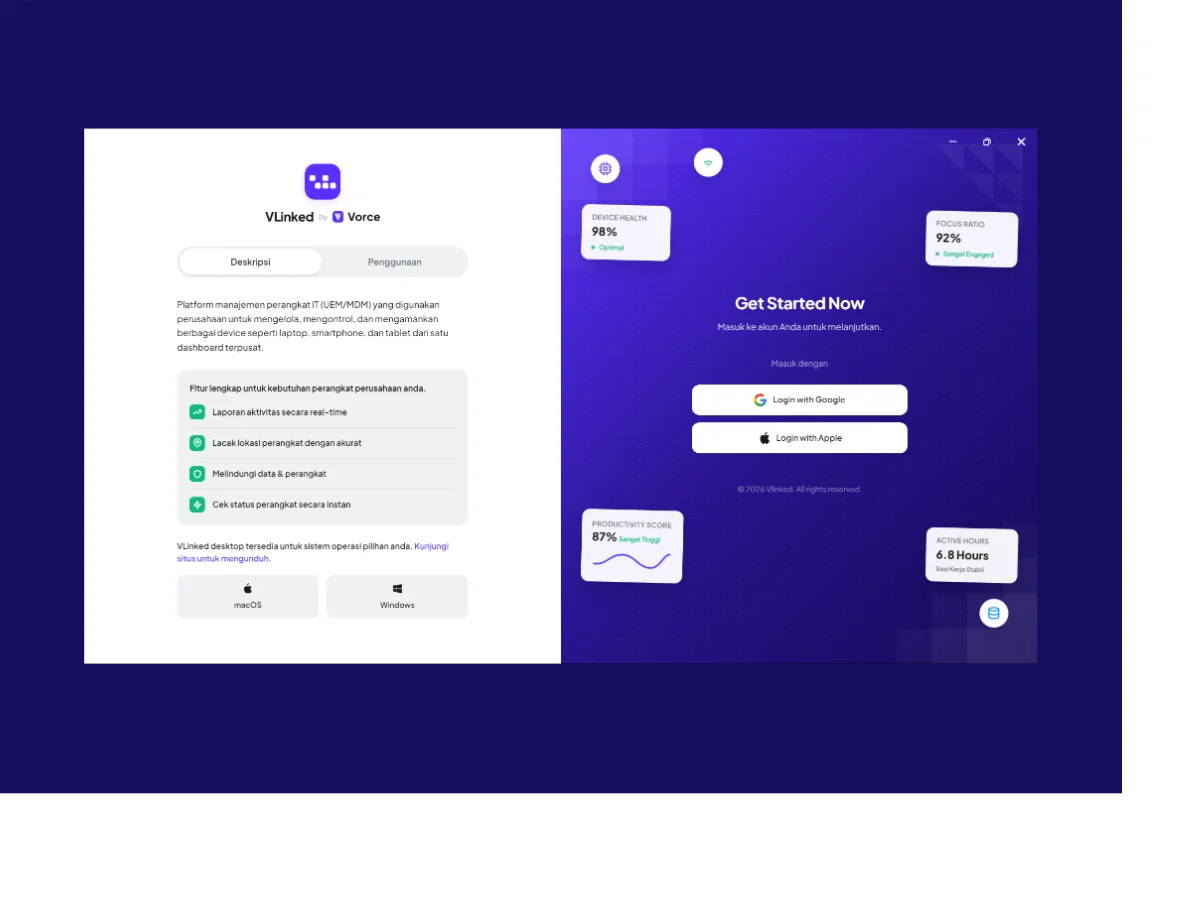 VLinked — Desktop Monitoring Agent