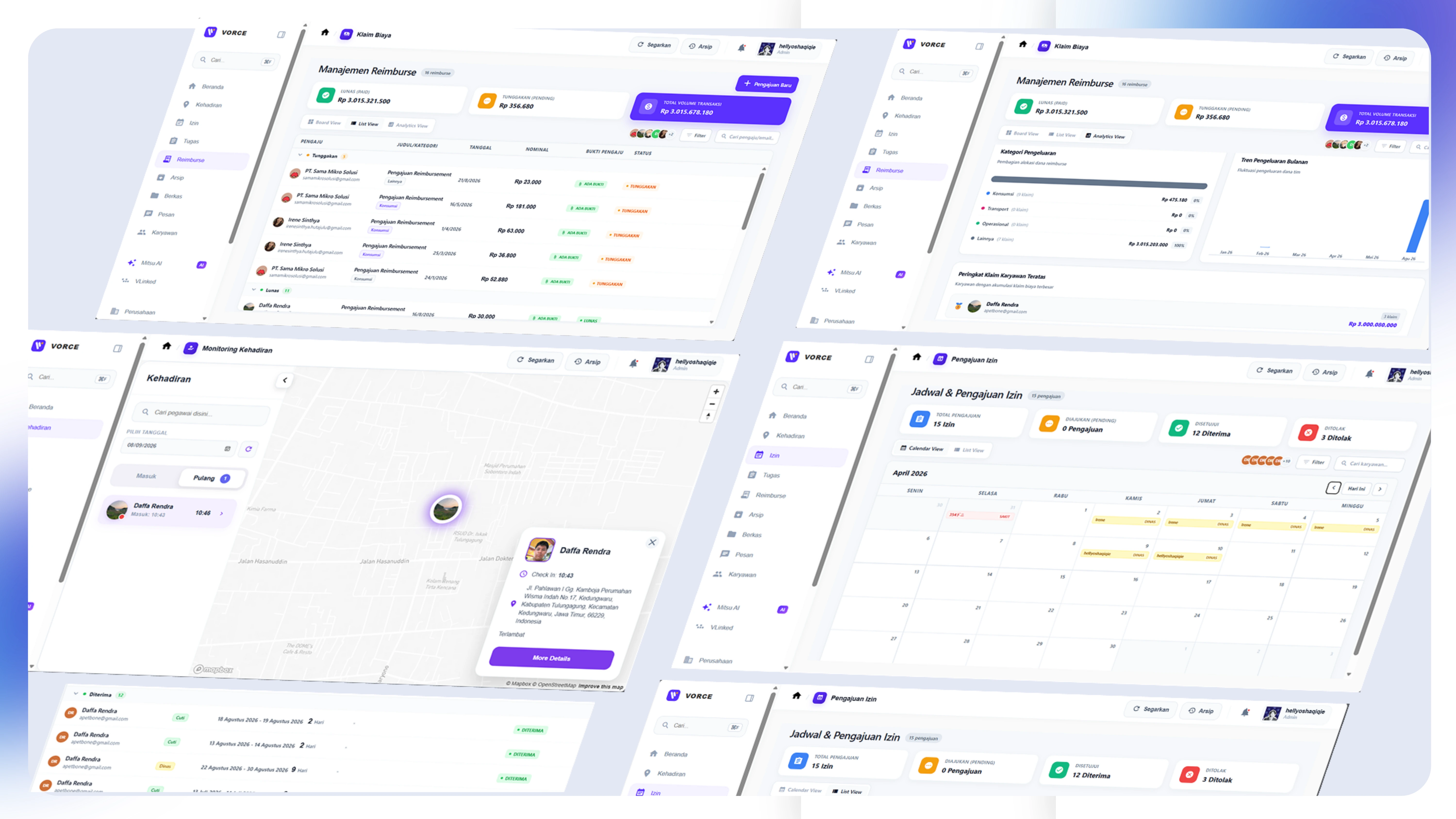 VORCE — Enterprise Workforce & HR Management Platform